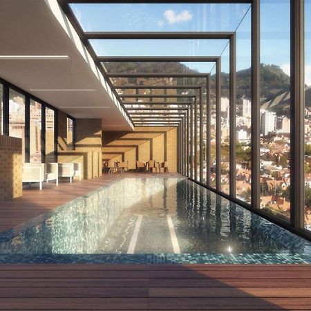 Ferienwohnung Wh Nuevo Piso, Zona Financiera, Vista A La Ciudad Bogotá Exterior foto