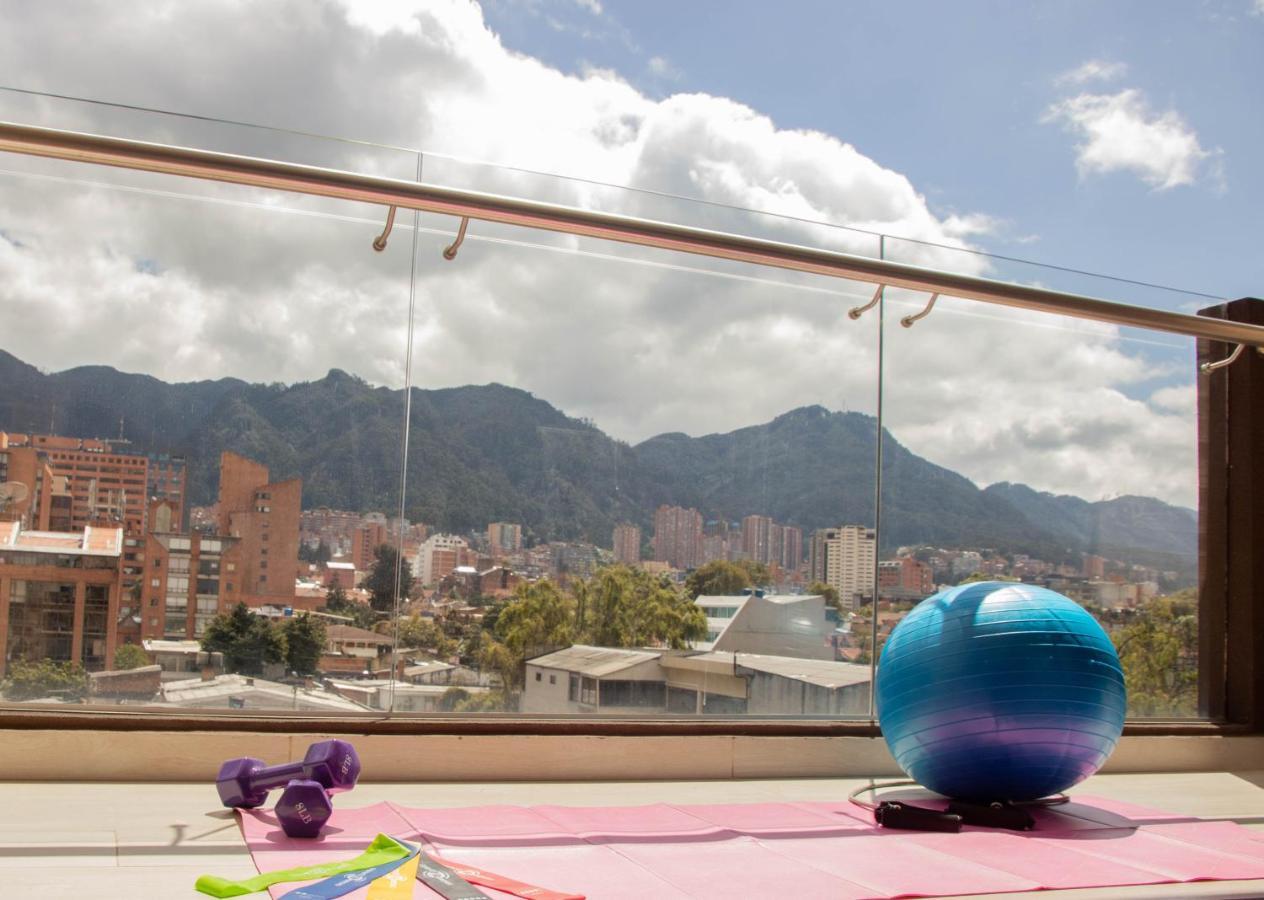 Ferienwohnung Wh Nuevo Piso, Zona Financiera, Vista A La Ciudad Bogotá Exterior foto
