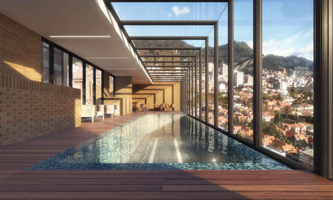 Ferienwohnung Wh Nuevo Piso, Zona Financiera, Vista A La Ciudad Bogotá Exterior foto